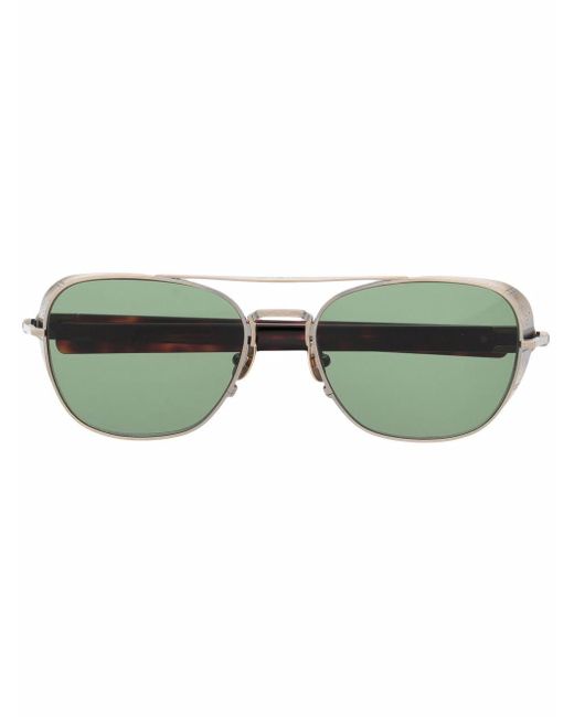 Matsuda Green M3101 Hexagonal-frame Sunglasses