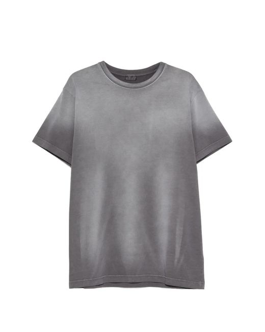 Mugler Gray Short-Sleeve Crew Neck T-Shirt
