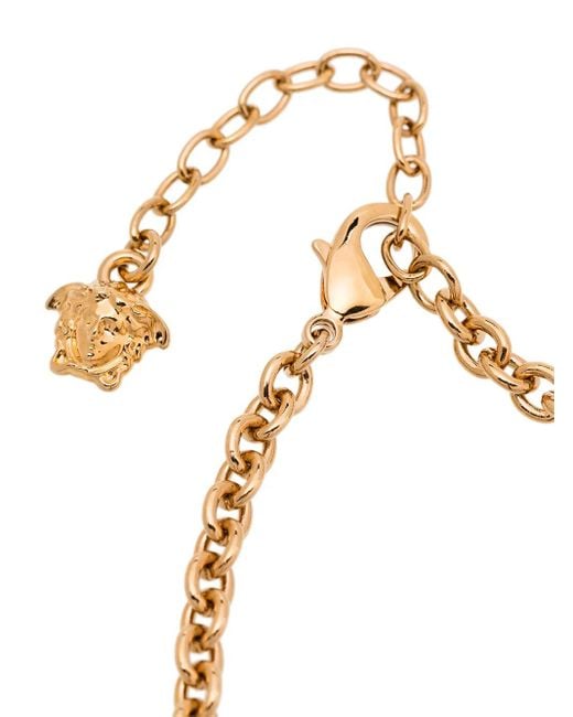 Collier La Medusa Serti De Cristaux Versace pour homme en coloris Metallic