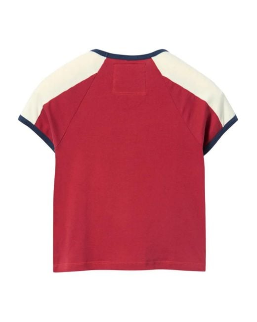 X Mother T-Shirt Itty Bitty Concert Racer LaDoubleJ en coloris Red