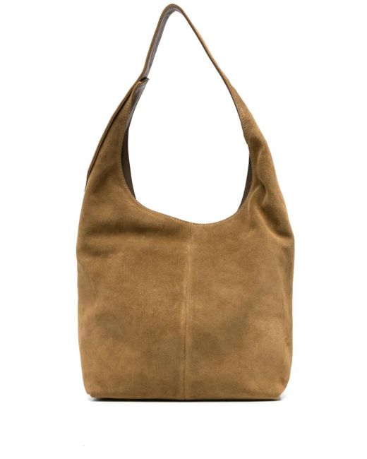 Maeden Brown Monday Suede Shoulder Bag