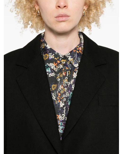 Marc O' Polo Black Single-Breasted Blazer