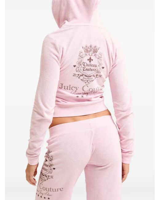 Juicy Couture Pink Chateau Hoodie