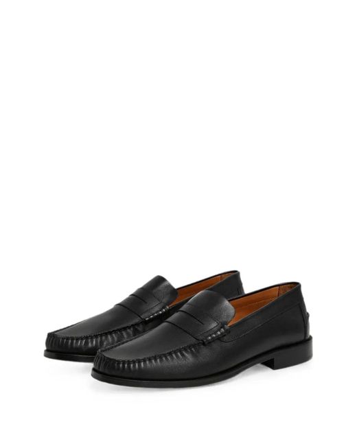 Hackett White Cobham Leather Loafers for men