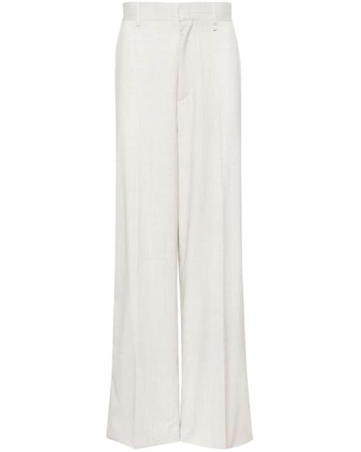 Pantaloni a gamba ampia di Givenchy in White da Uomo