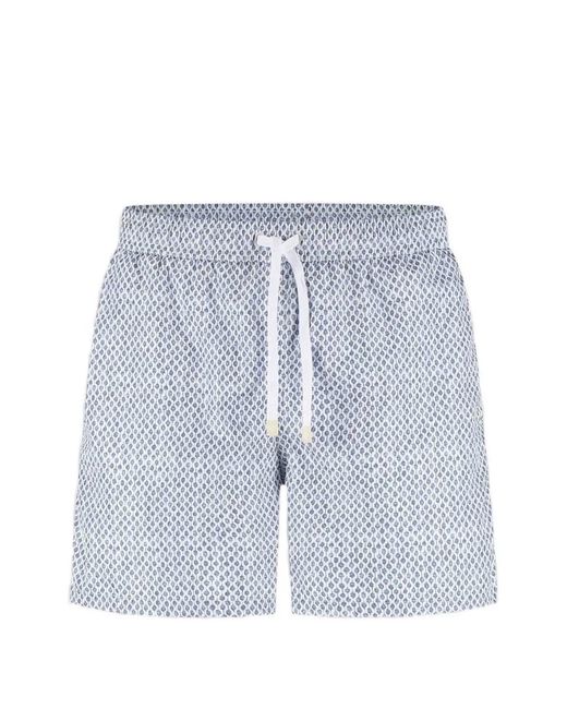 Gran Sasso Blue Logo Swim Short for men