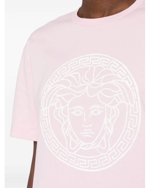 T-SHIRT MEDUSA di Versace in Pink