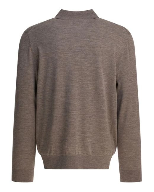 Vince Gray Buttoned Polo Shirt for men