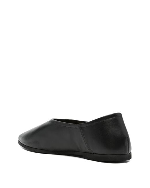 babú Milano Black Ballerines À Bout Pointu