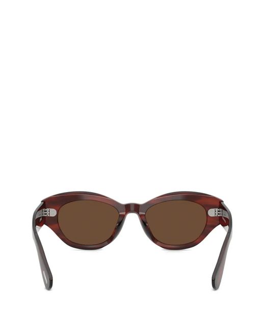 Oliver Peoples Brown Lerrue Sunglasses