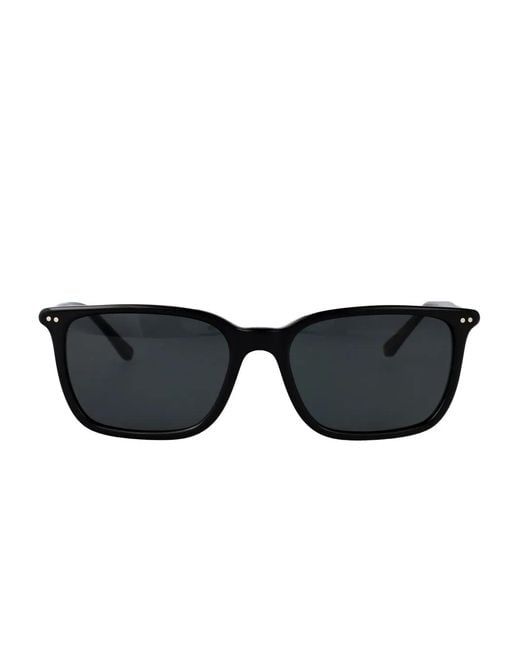 Polo Ralph Lauren Black Square-Frame Sunglasses for men