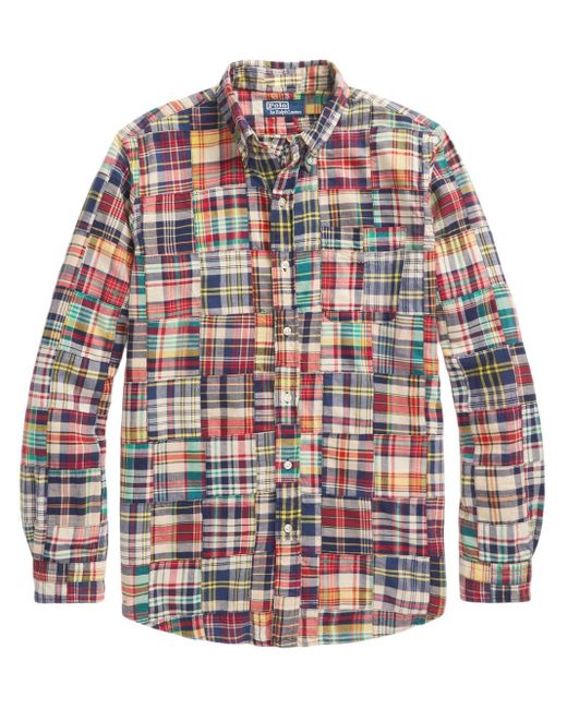 Polo Ralph Lauren Multicolor Check-Pattern Cotton Shirt for men