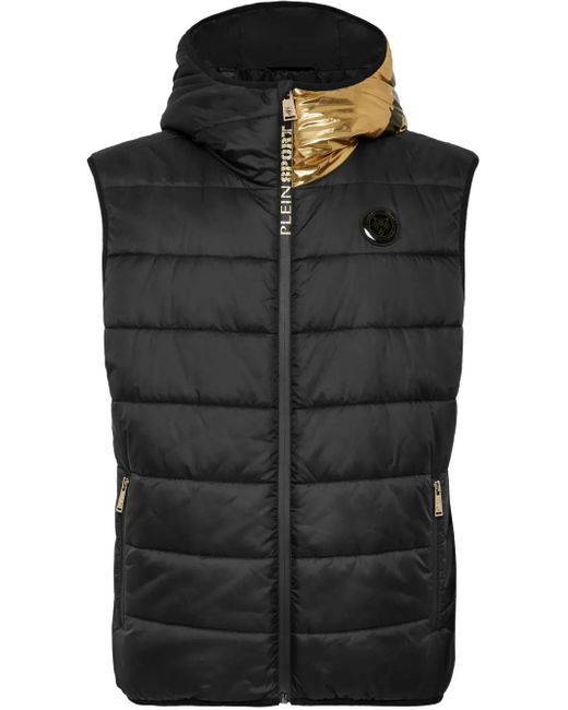 メンズ Philipp Plein Scratch ベスト Black