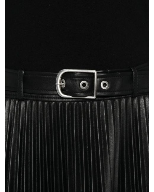 Jonathan Simkhai Black Pleated Midi Dress