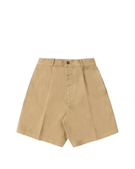 Fortela Natural Jillian Buttoned Pocket Shorts