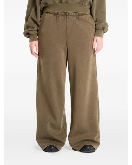 Gap Brown Washed-Effect Track Pants