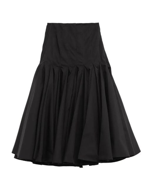 Jacquemus Black La Croisière 'The Agave' Midi Skirt