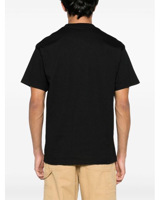 T-shirt con ricamo di Carhartt in Black da Uomo
