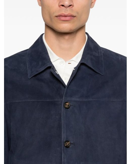 Chaqueta Con Botones Eleventy de hombre de color Blue