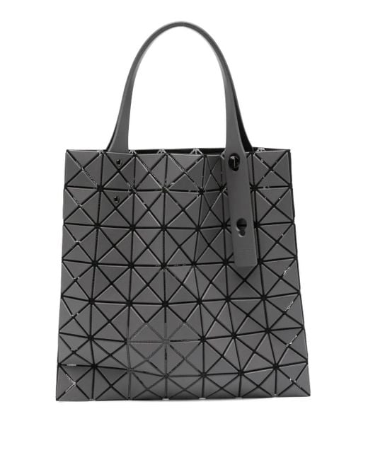 Issey Miyake Black Prism Geometric-Pattern Tote Bag