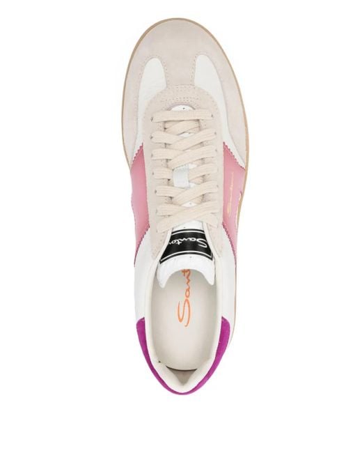 Santoni Pink Dbs Oly Sneakers