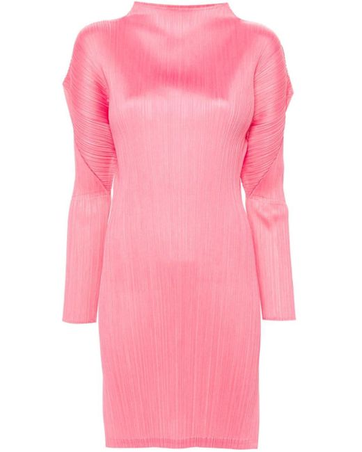 Pleats Please Issey Miyake Pink Monthly Colors: Febuary Tunic Top