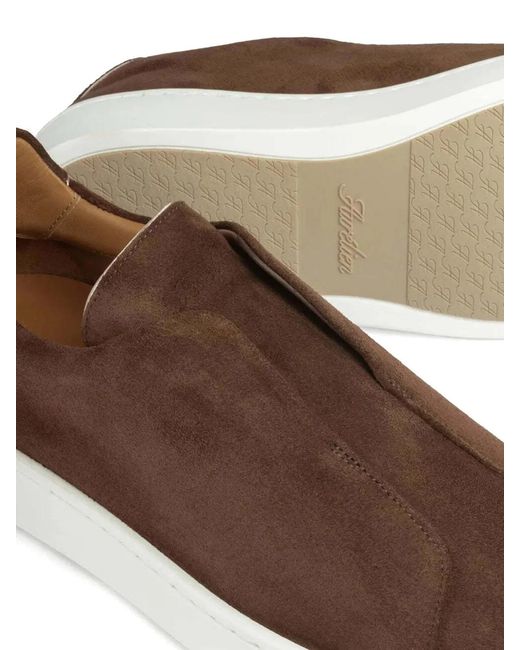 Aurélien Brown Aur3 Slip-On Sneakers for men