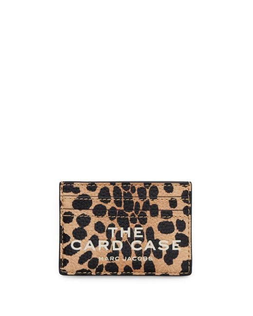 Portacarte The Cheetah di Marc Jacobs in Brown