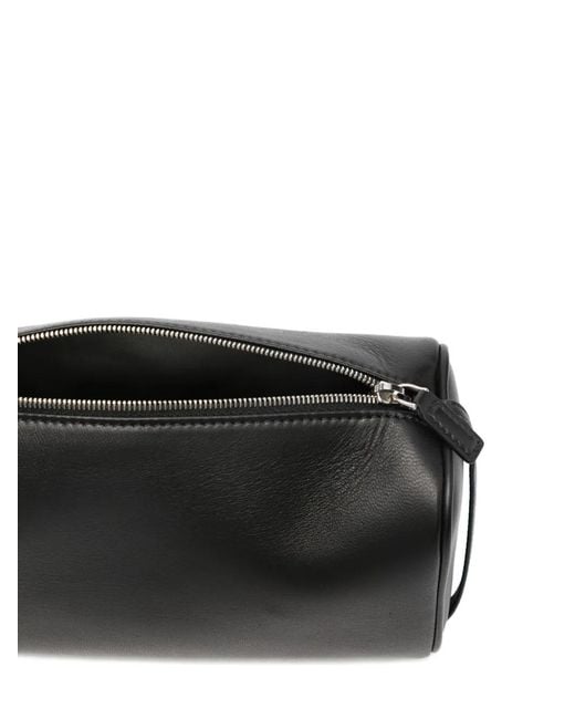 The Row Black 90's Leather Cross Body Bag