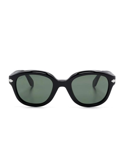 Persol Green Square-Frame Sunglasses