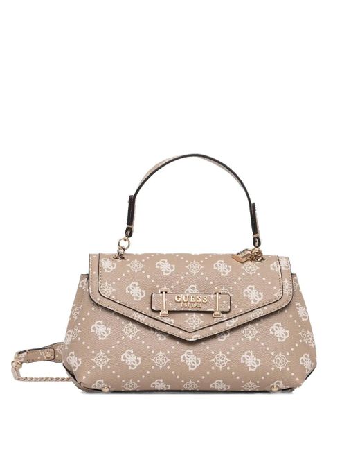 Guess Metallic Silia 4G Monogram-Pattern Tote Bag