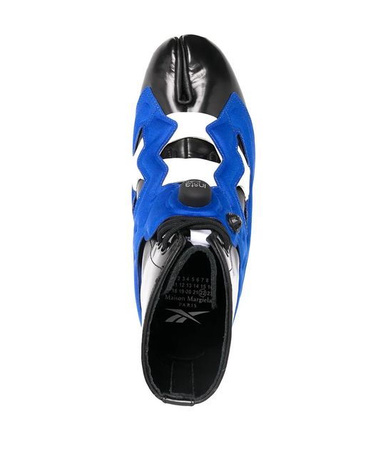 Maison Margiela Blue X Reebok Tabi Instapump Fury Sneakers for men