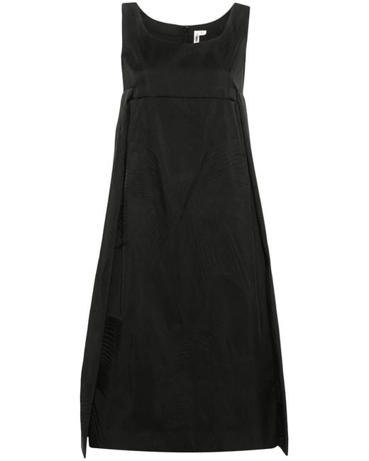 Comme des Garçons Black Patterned-Jacquard Sleeveless Dress