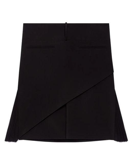 Courreges Black Infinity Mini Skirt