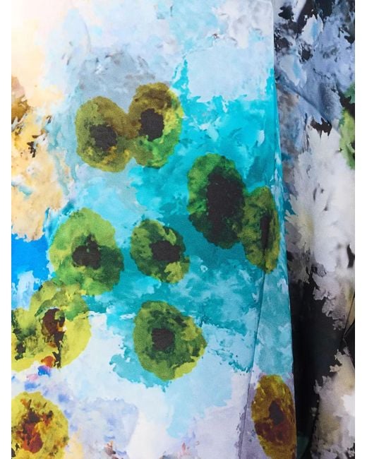 Yavi Blue Printed Top