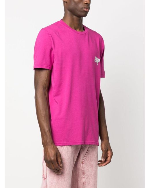 T-shirt en coton à imprimé peau de serpent Les Hommes pour homme en coloris  Rose | Lyst