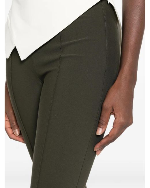 Vince Green Seam-Detail Side-Slit Trousers