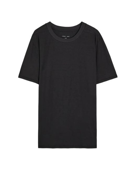 Literary Sport Black Crew-Neck T-Shirt for men