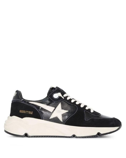 Golden Goose Deluxe Brand Black Running Sole Low-Top Sneakers for men
