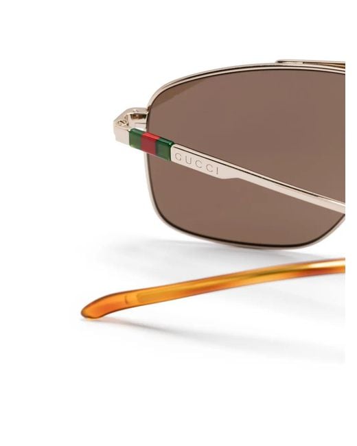 Gucci Pink Pilot-Frame Sunglasses for men