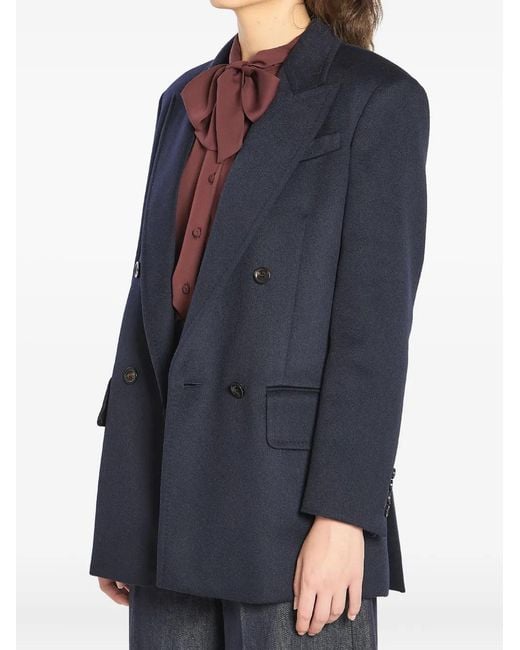 Max Mara Blue Camel Olimpia Blazer