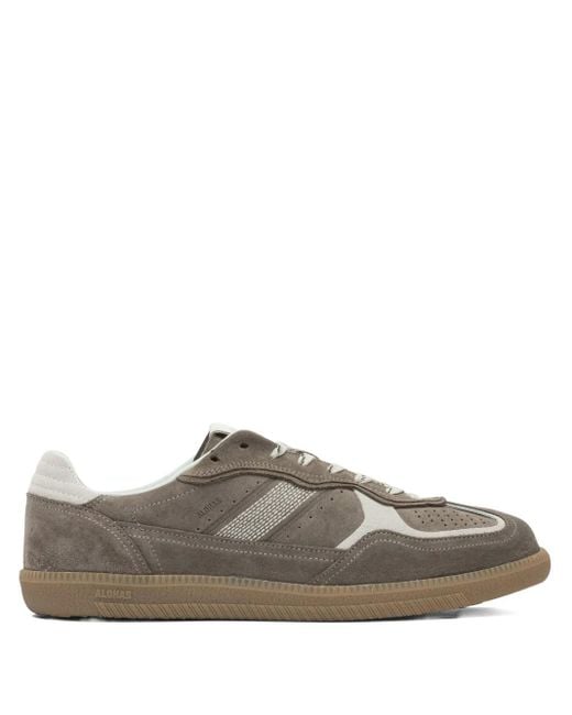 Alohas Gray Tb.490 Rife Perforated Panelled Sneakers