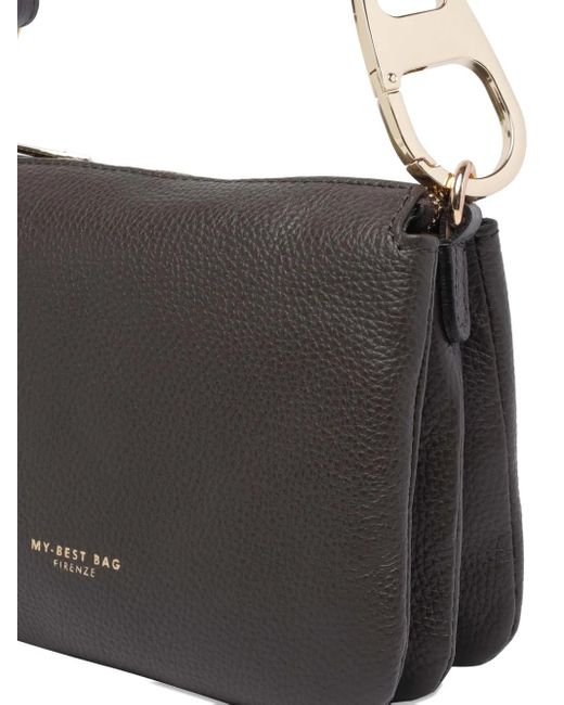 Bolso shopper de piel MY BEST BAG de color Black