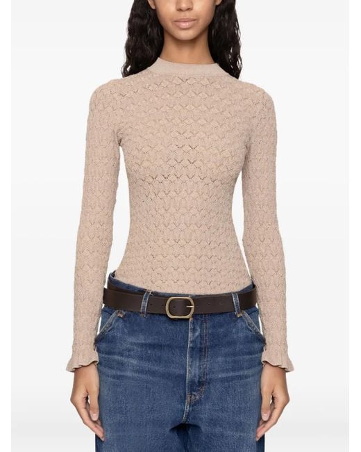 Jersey texturizado de manga larga Sea de color Blue