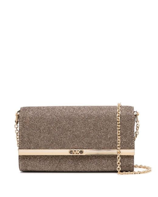 Michael kors gold deals clutch bag uk
