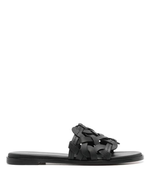 Gianvito Rossi Black Amalfi Sandals