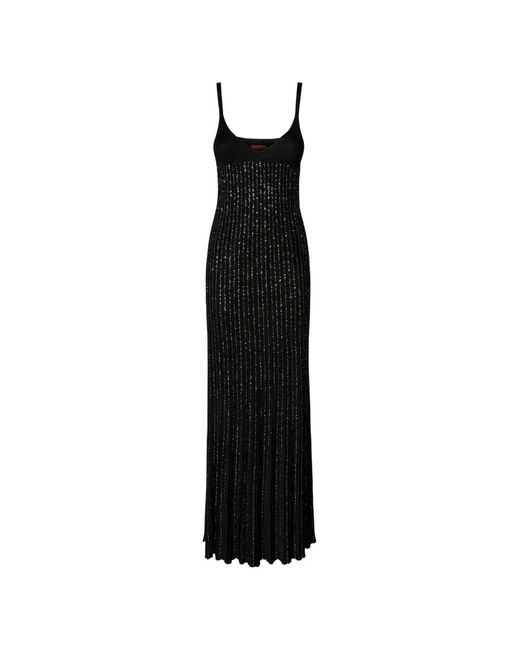 Missoni Black Robe À Fines Bretelles