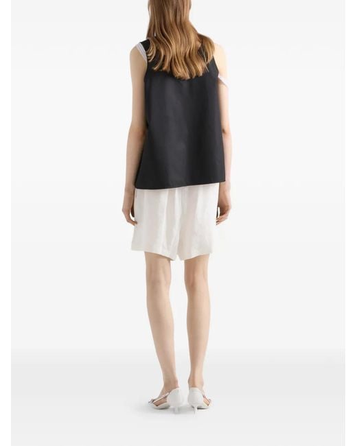 Prada Black Re-Nylon Top
