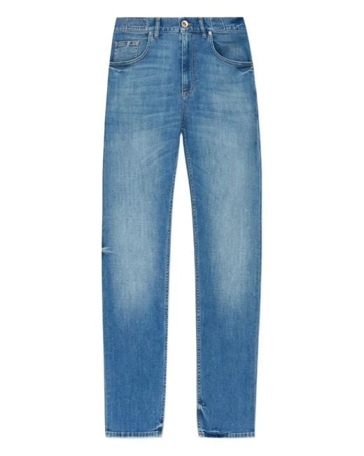 Eleventy Blue Five-Pocket Denim Jeans for men