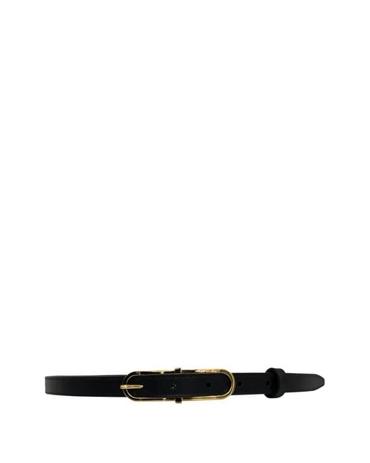 The Row White Leather Belt